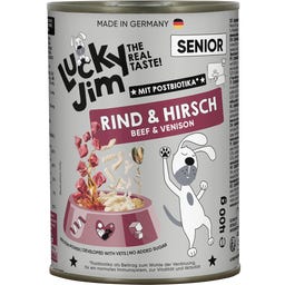 Nourriture Humide pour Chiens - Senior, Bœuf et Cerf - 400 g