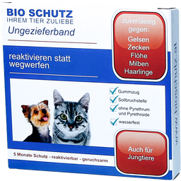 Bio Schutz Ungezieferband Katze, bordeauxrot - 1 Stk