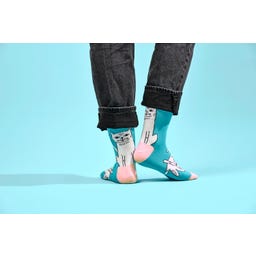 Strayz Socken mit Katzenmotiv - 36-38