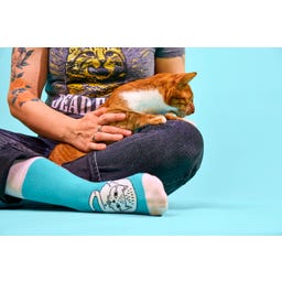 Strayz Socken mit Katzenmotiv - 36-38