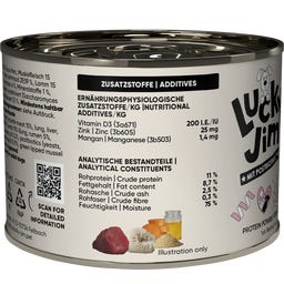 Lucky Jim Adult Mini - Rind & Lamm