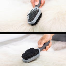 FURminator Doppelbürste für Hunde und Katzen - 1 Stk