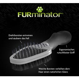 FURminator Doppelbürste für Hunde und Katzen - 1 Stk