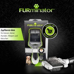 FURminator Zupfbürste Größe S für Katzen und Hunde - 1 Stk