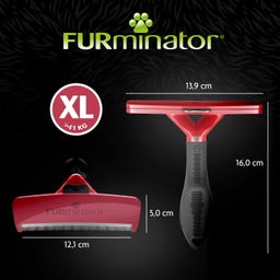 FURminator deShedding Tool for Long-Haired Dogs - XL