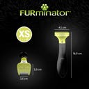 FURminator deShedding Tool for Short-Haired Dogs - XS