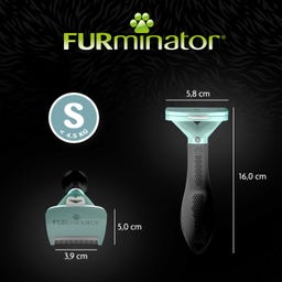 FURminator deShedding Tool for Short-Haired Cats - S