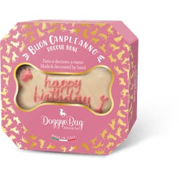 DoggyeBag Happy Birthday Bone - Rosa