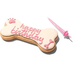 DoggyeBag Happy Birthday Bone - Rosa