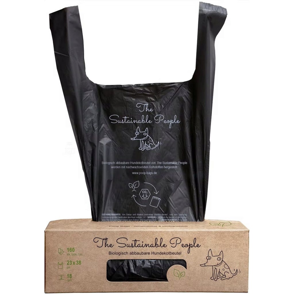 Miyouli 300 Unità Biodegradabili Sacchetti Cane, 100% Prova Di Perdite Extra Spesso Sacchetti Escrementi Cacca Cani Sacchetti Cane Piccoli Con Manicoprofumato Di Vento Oceanico