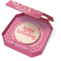 DoggyeBag Happy Birthday Cake - Rosa