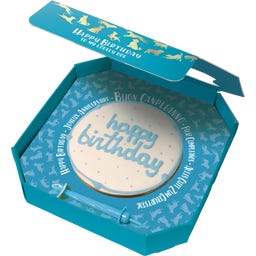 DoggyeBag Happy Birthday Cake - Lichtblauw