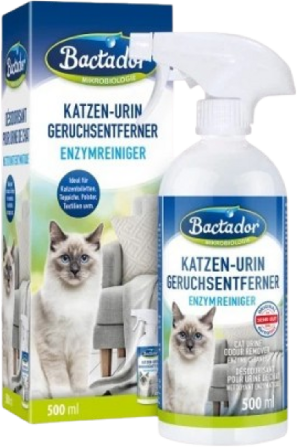 Bactador Katzen-Urin Geruchsentferner gebrauchsfertig - 500 ml