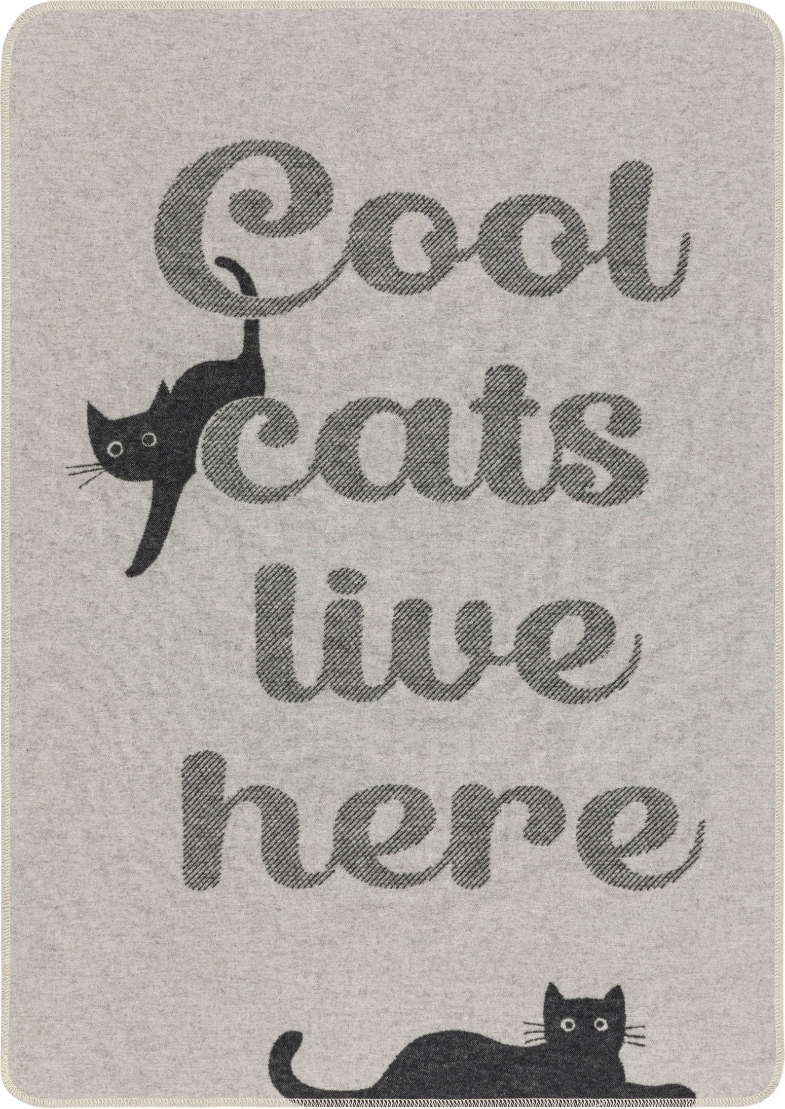 David Fussenegger Haustierdecke "cool cats...", 70 x 90 cm - 1 Stk