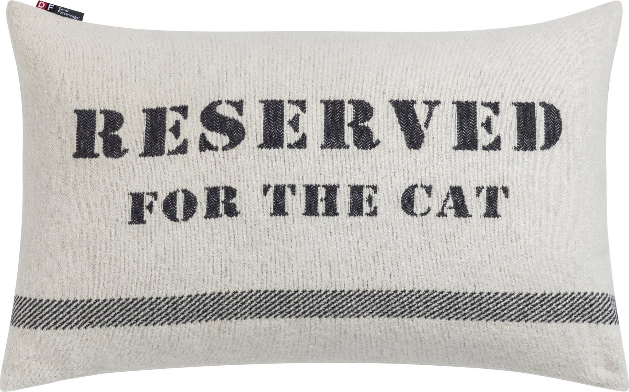 David Fussenegger NOVA Kissenhülle "reserved for the cat", 40 x 60 cm - 1 Stk