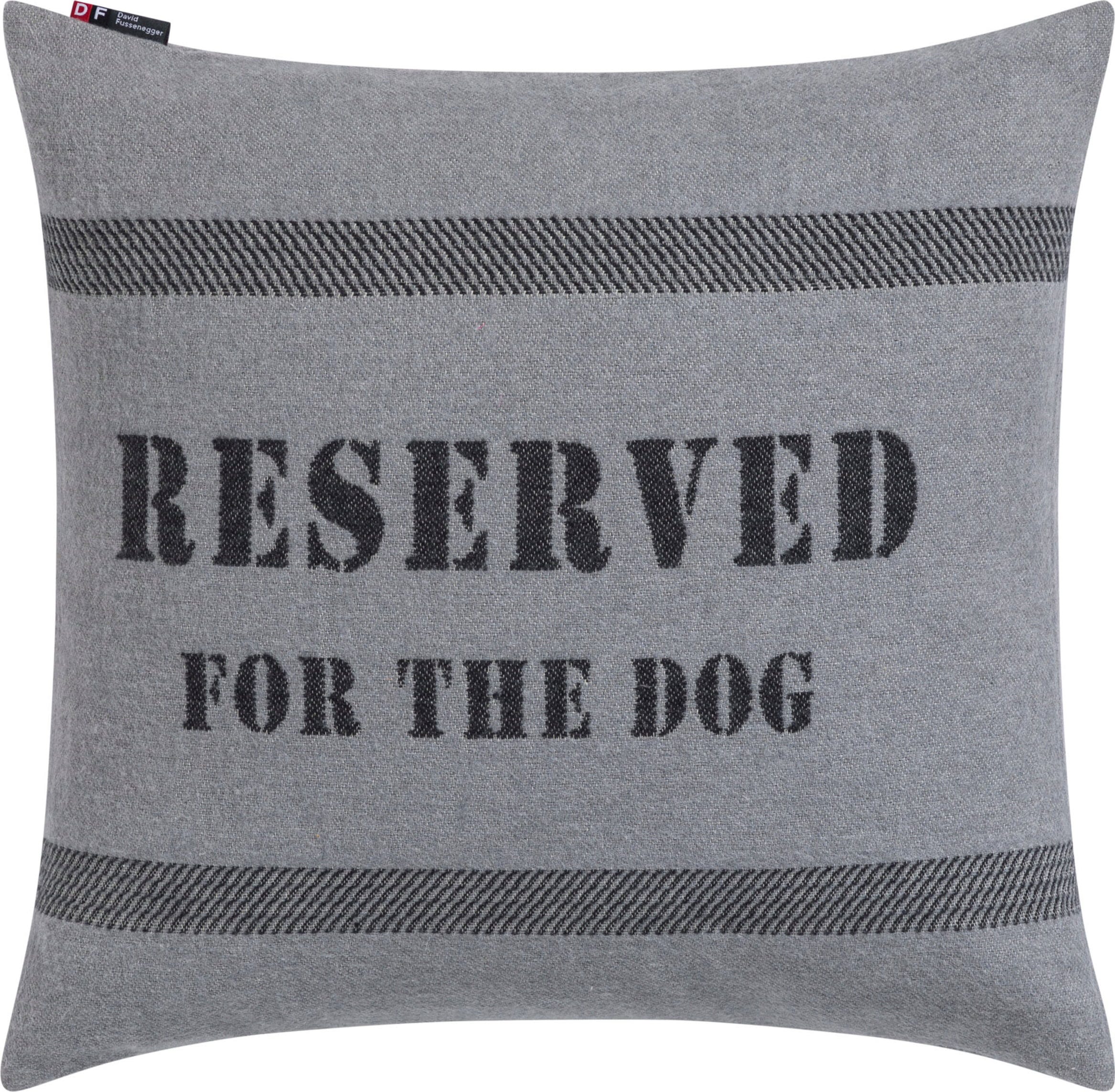 David Fussenegger NOVA Kissenhülle "reserved for the dog", 50 x 50 cm - 1 Stk