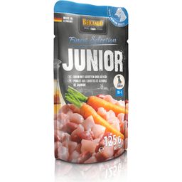 Junior - Csirke sárgarépával és lazacolajjal - 125 g