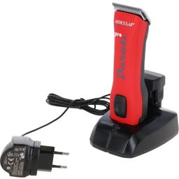 Aesculap Akkuschermaschine Durati Pro mit 2 Akkus - schwarz/rot