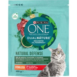 PURINA ONE Dual Nature Sterilcat mit Rind