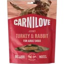 Carnilove Dog Jerky Kalkoen + Konijn