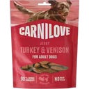 Carnilove Dog Jerky Kalkoen + Wild
