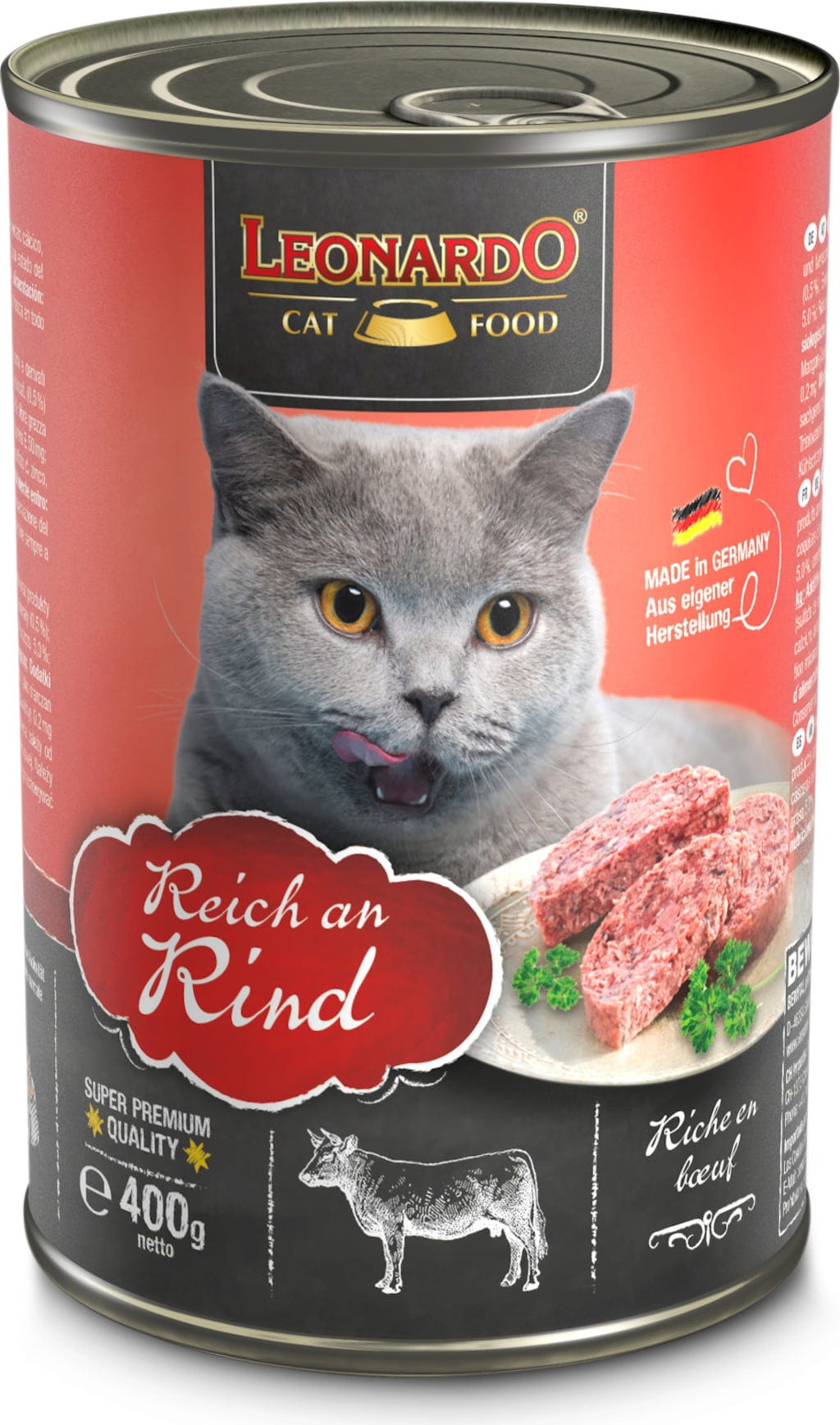 Leonardo Reich an Rind - 400 g