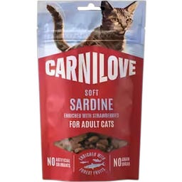 Carnilove Soft-Snack Katze Sardine+Erdbeere - 50 g