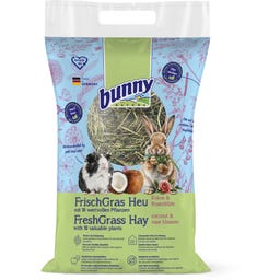 bunny FrischGras Heu Kokos & Rosenblüte - 500 g
