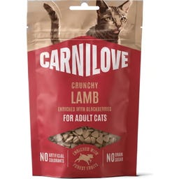 Katzensnack Crunchy Snack Lamm+Brombeeren - 50 g