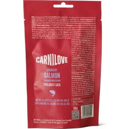 Katzensnack Crunchy Snack Lachs+Katzenminze - 50 g