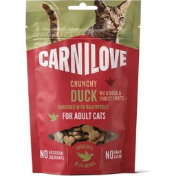Carnilove Katzensnack Crunchy Snack Ente+Himbeeren - 50 g