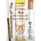 GimCat Sticks - Tacchino e Coniglio, 4 Pezzi