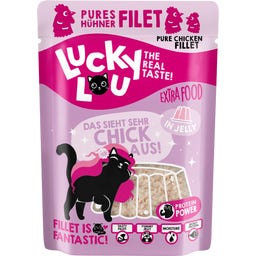 Lucky Lou Extra Food Pouch - Kipfilet in Gelei - 70 g