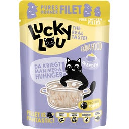 Lucky Lou Extra Food Pouch csirkefilé lében - 70 g