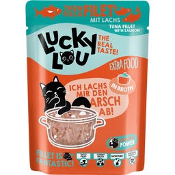 Extra Food Pouch - Tonijn met Zalm in Bouillon - 70 g