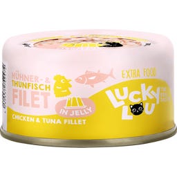 Lucky Lou Extra Food Tonijn & Kip in Jelly - 70 g