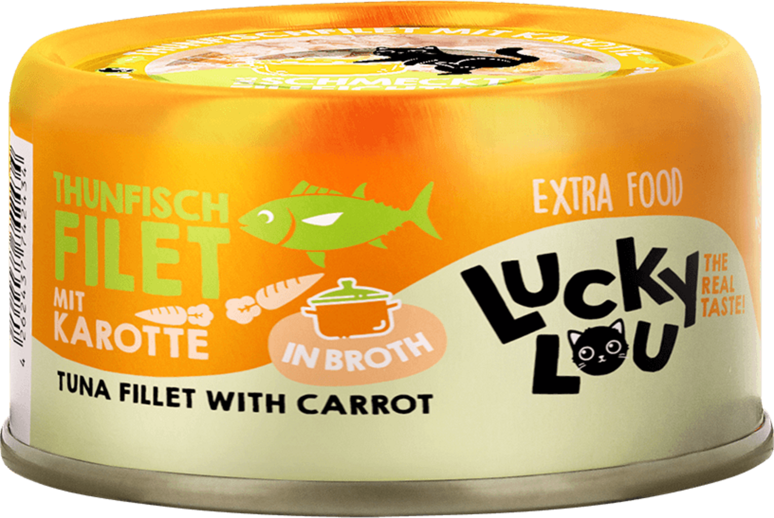 Lucky Lou Extra Food Thunfisch Karotte in Broth - 70 g