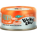Lucky Lou Extra Food - Tonijn & Zalm in Bouillon - 70 g