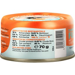 Lucky Lou Extra Food - Tonijn & Zalm in Bouillon - 70 g