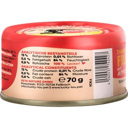 Lucky Lou Extra Food - Tonijn & Appel in Bouillon - 70 g
