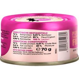 Lucky Lou Extra Food Thunfischfilet in Bouillon - 70 g