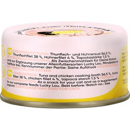 Lucky Lou Extra Food Tonijn & Kip in Jelly - 70 g