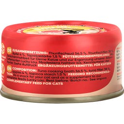 Lucky Lou Extra Food - Tonijn & Appel in Bouillon - 70 g