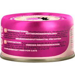 Lucky Lou Extra Food Thunfischfilet in Bouillon - 70 g