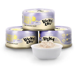 Lucky Lou Extra Food csirkefilé lében - 70 g