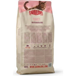 Trockenfutter Katze True Fresh Turkey sterilised - 6.000 g