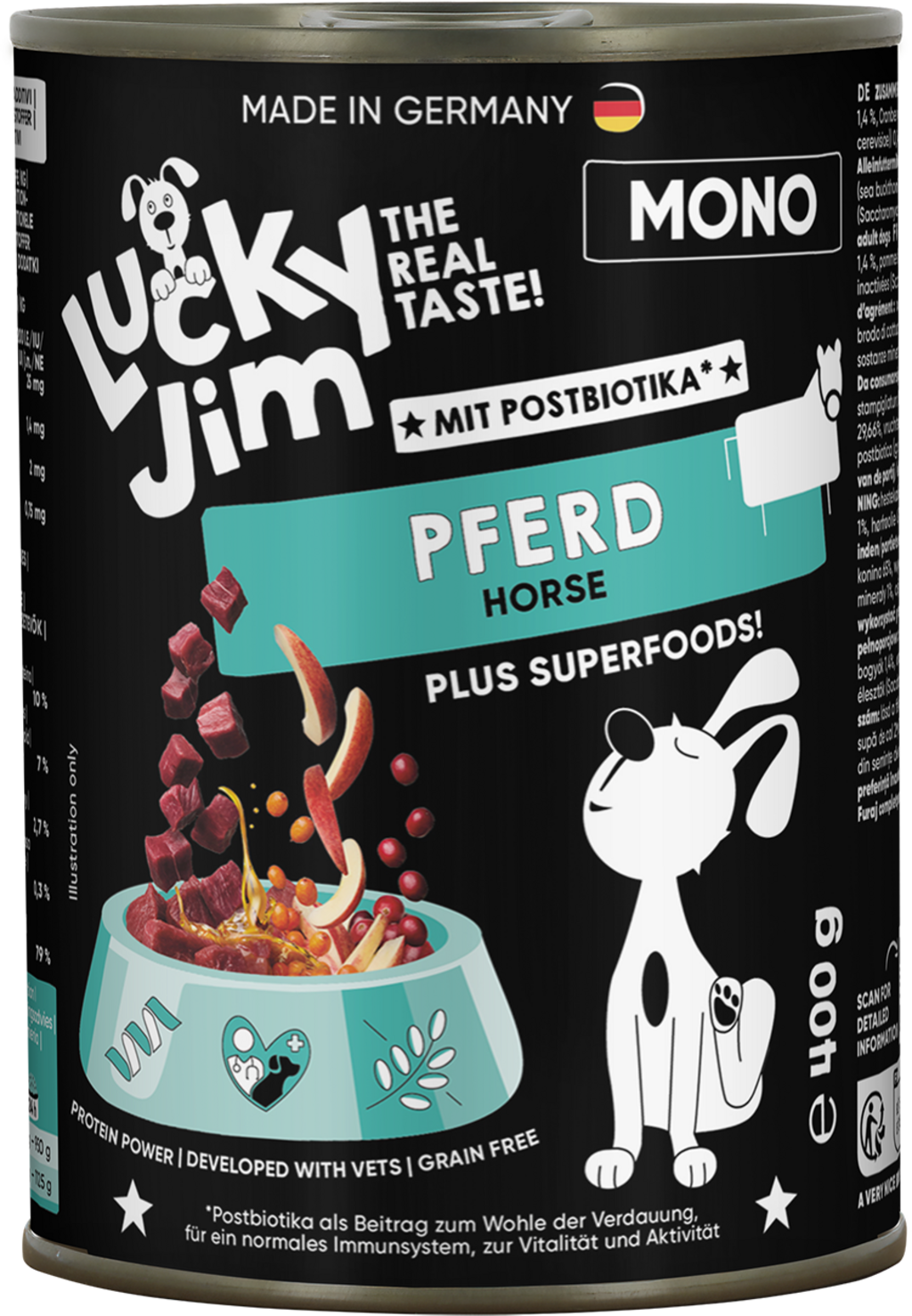 Lucky Jim Mono Pferd - 400 g