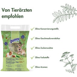bunny FrischGras Heu Gurke & rote Kornblume - 500 g
