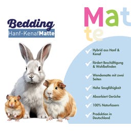 bunny Hanf-Kenaf-Matte XXL - 1 Stk