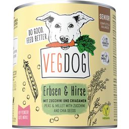 VEGDOG Mokra pasja hrana Senior - grah & proso - 800 g